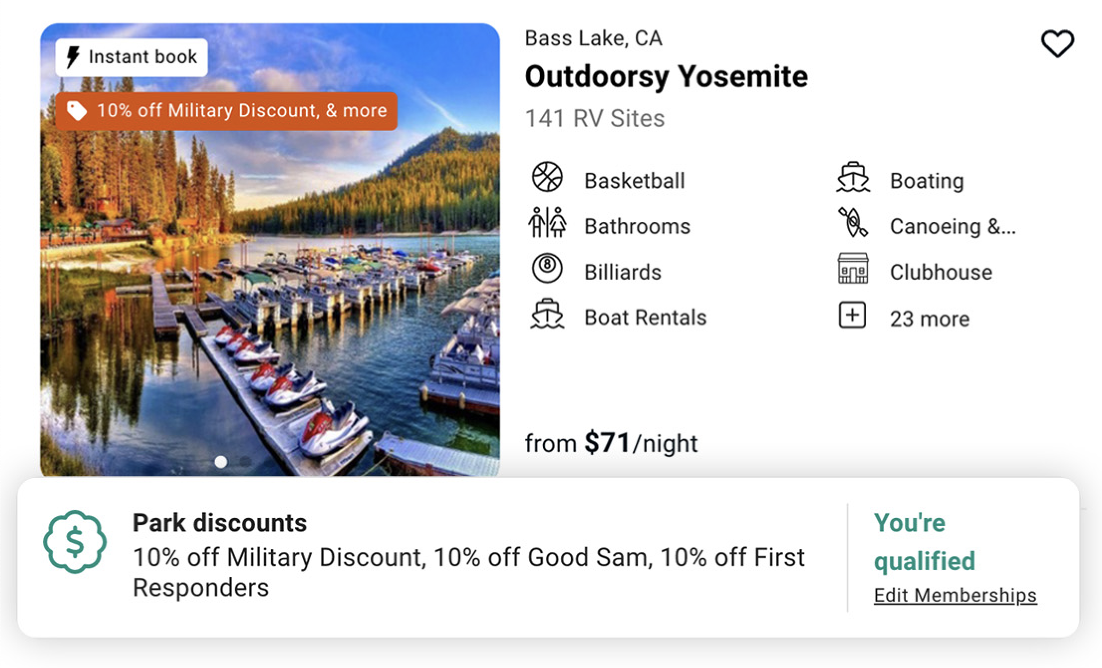 club membership discounts
